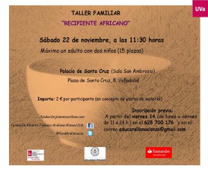 Taller  Recipiente africano