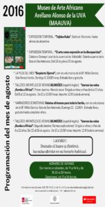 Agosto de un solo vistazo