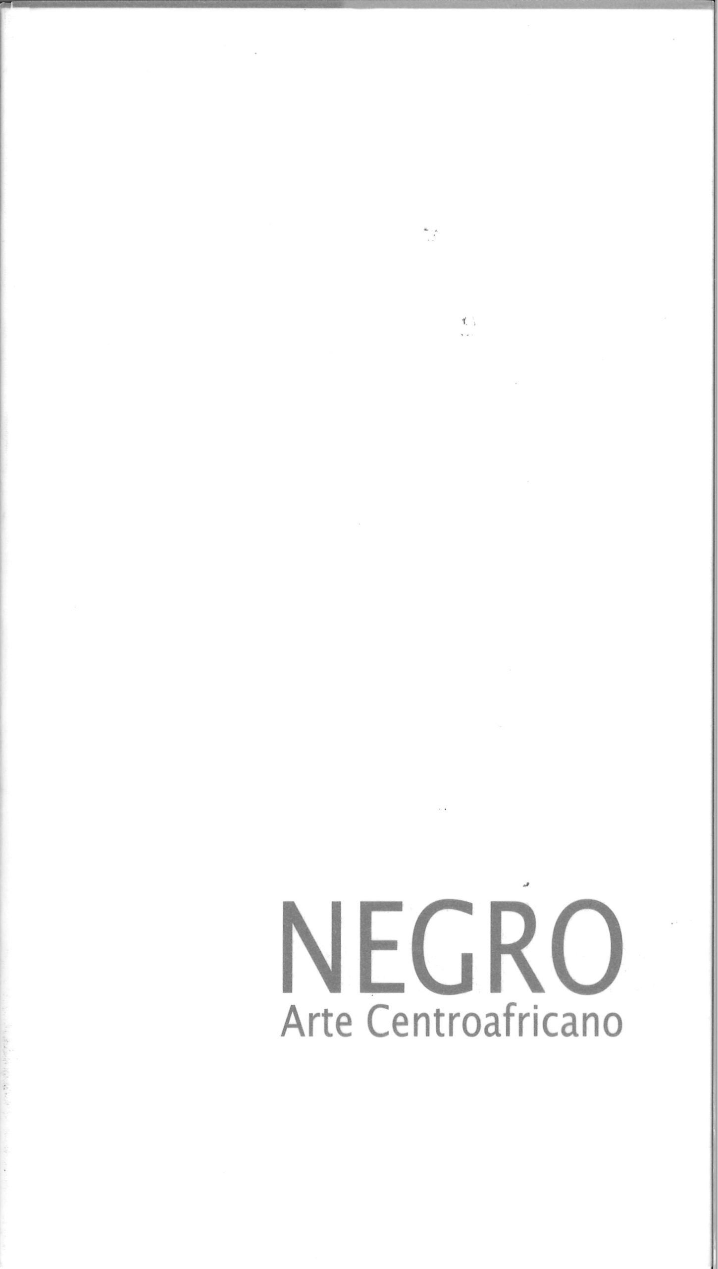 Negro. Arte Centroafricano - Ferdulis Zita Odome Angone y Jesús Zoido Chamorro-image